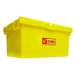 Bright yellow e-Crate
