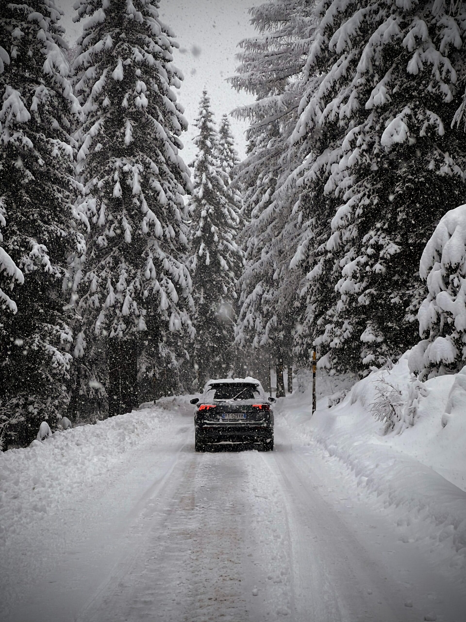 Winter road in Minnesota